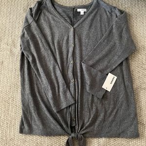 Maternity Sonoma Goods For Life® Knot-Hem Button-Front Nursing Top